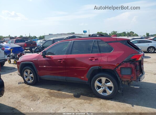 2T3B6RFV2MW019777 2021 TOYOTA RAV4 HYBRID Red Սալոնի 360 աստիճան տեսք