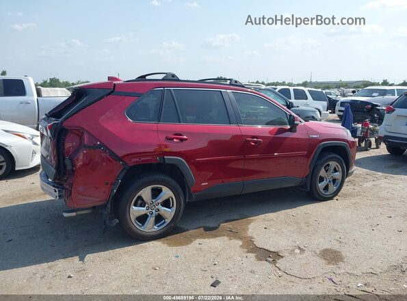2T3B6RFV2MW019777 2021 TOYOTA RAV4 HYBRID Red Սալոնի հետևի տեսք