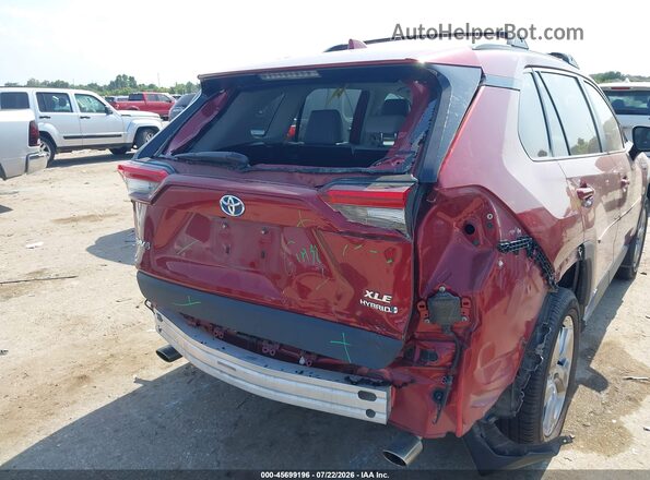 2T3B6RFV2MW019777 2021 TOYOTA RAV4 HYBRID Red Դիմացի տեսք