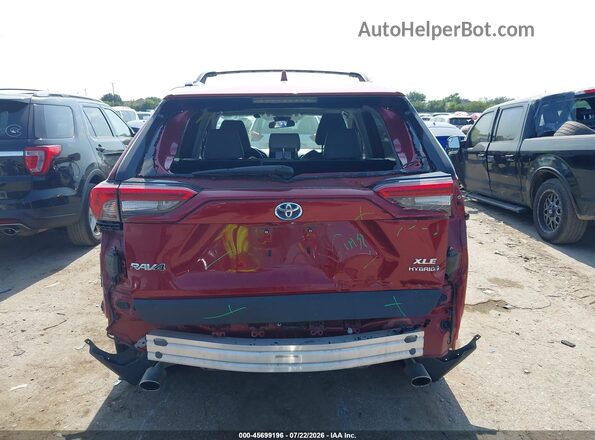 2T3B6RFV2MW019777 2021 TOYOTA RAV4 HYBRID Red 