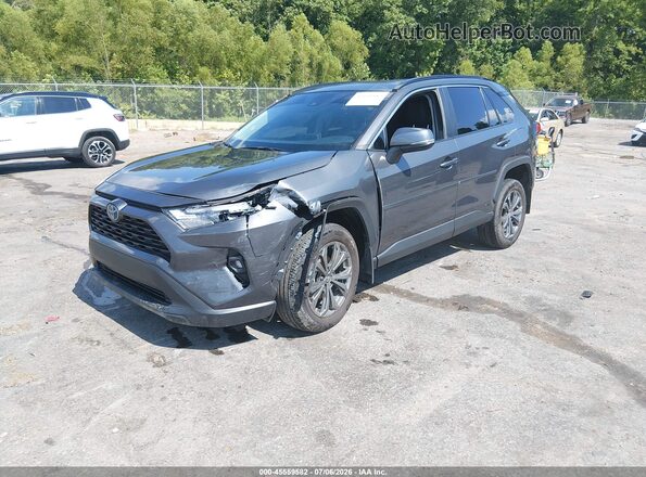 2T3B6RFV4RW079681 2024 TOYOTA RAV4 HYBRID Gray წინა მარცხენა ხედი სამი მეოთხედიდან