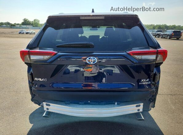 2T3B6RFV5RW074120 2024 TOYOTA RAV4 Blue Вид ззаду