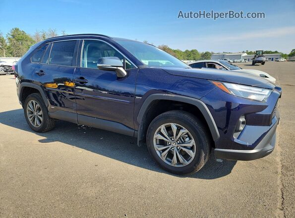 2T3B6RFV5RW074120 2024 TOYOTA RAV4 Blue Передня права чверть