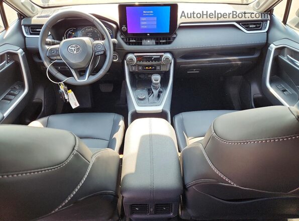 2T3B6RFV5RW074120 2024 TOYOTA RAV4 Blue Вид панелі приладів