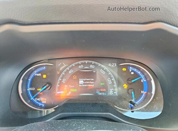 2T3B6RFV5RW074120 2024 TOYOTA RAV4 Blue Вид щитка приладів