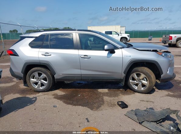 2T3B6RFV7MW023176 2021 TOYOTA RAV4 HYBRID Silver Սալոնի հետևի տեսք