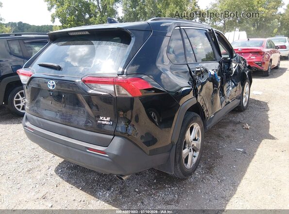 2T3B6RFV8MW023560 2021 TOYOTA RAV4 HYBRID Black Հետևի աջ