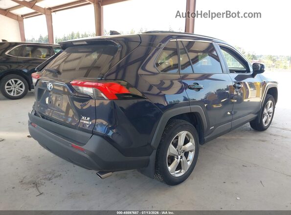 2T3B6RFV8MW025468 2021 TOYOTA RAV4 HYBRID Blue Rear right