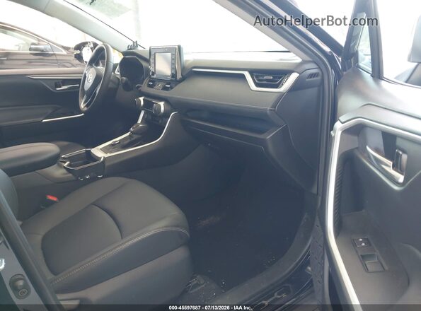 2T3B6RFV8MW025468 2021 TOYOTA RAV4 HYBRID Blue Front interior view