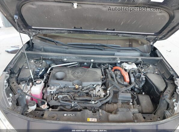 2T3B6RFV8MW025468 2021 TOYOTA RAV4 HYBRID Blue Rear view