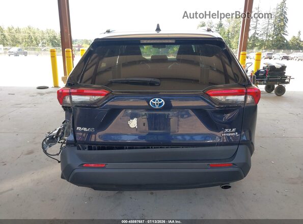 2T3B6RFV8MW025468 2021 TOYOTA RAV4 HYBRID Blue 