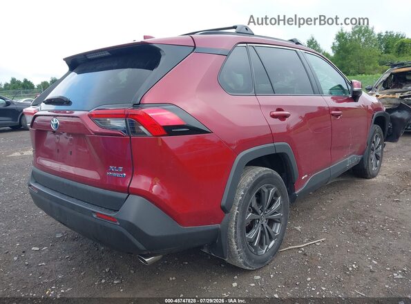 2T3B6RFV9RW057658 2024 TOYOTA RAV4 HYBRID Red Tył prawy
