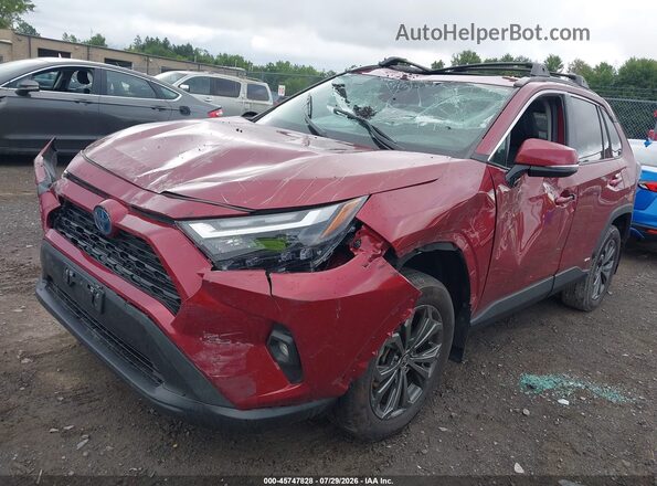2T3B6RFV9RW057658 2024 TOYOTA RAV4 HYBRID Red Przód lewy
