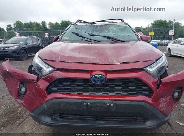 2T3B6RFV9RW057658 2024 TOYOTA RAV4 HYBRID Red Widok zestawu wskaźników
