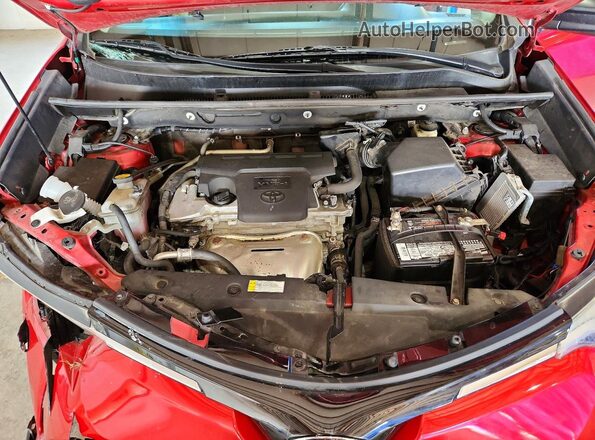 2T3BFREV0GW449541 2016 TOYOTA RAV4 Maroon Вид підкапотного простору