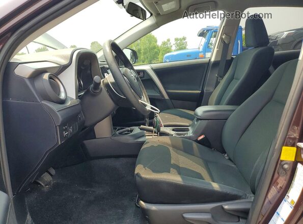 2T3BFREV0GW533181 2016 TOYOTA RAV4 Burgundy წინა სალონის ხედი