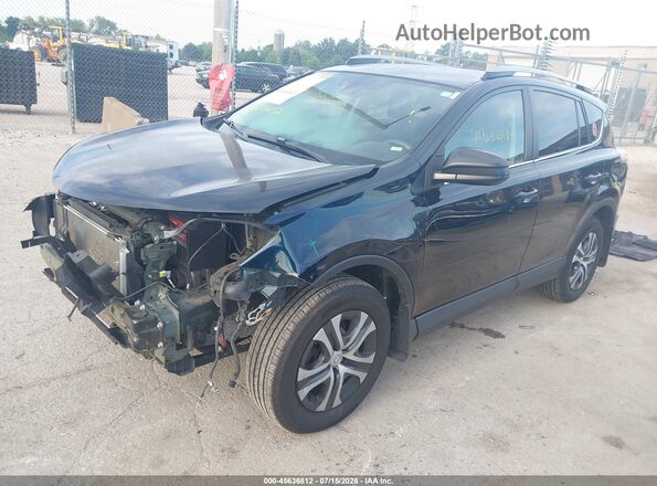2T3BFREV0JW757655 2018 TOYOTA RAV4 Черный Передняя левая четверть