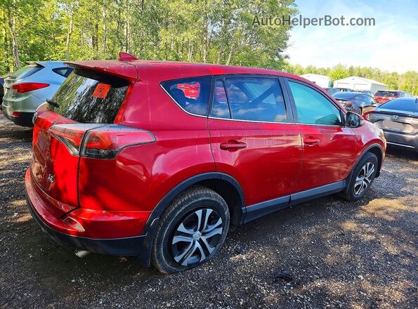 2T3BFREV1GW472634 2016 TOYOTA RAV4 Red Задня права чверть
