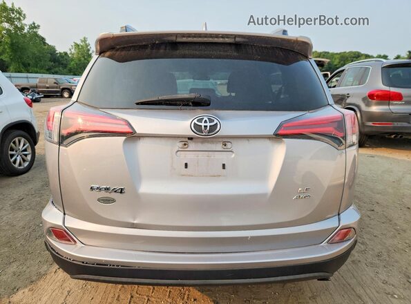 2T3BFREV1HW560245 2017 TOYOTA RAV4 Gray უკანა ხედი