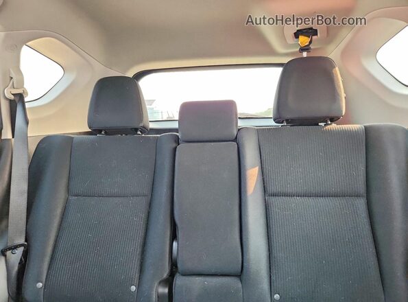 2T3BFREV1HW560245 2017 TOYOTA RAV4 Gray უკანა სავარძლების ხედი