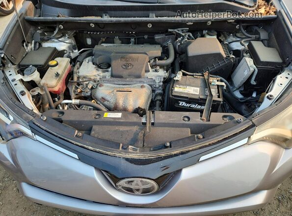 2T3BFREV1HW560245 2017 TOYOTA RAV4 Gray ძრავის განყოფილების ხედი