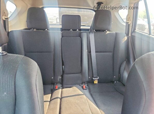 2T3BFREV1HW575361 2017 TOYOTA RAV4 Black Вид задніх сидінь