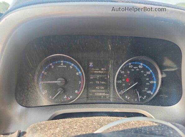 2T3BFREV1HW575361 2017 TOYOTA RAV4 Black Вид щитка приладів