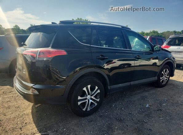 2T3BFREV1HW575361 2017 TOYOTA RAV4 Black Задня права чверть