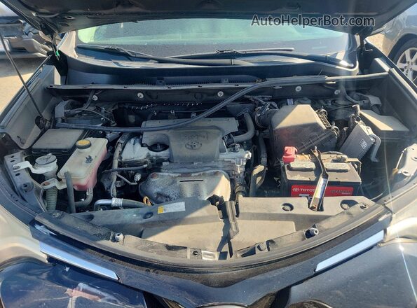 2T3BFREV1HW575361 2017 TOYOTA RAV4 Black Вид підкапотного простору