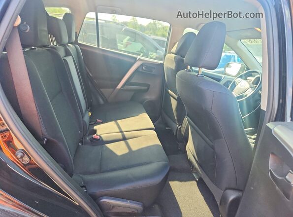 2T3BFREV1HW575361 2017 TOYOTA RAV4 Black Вид задньої частини салону
