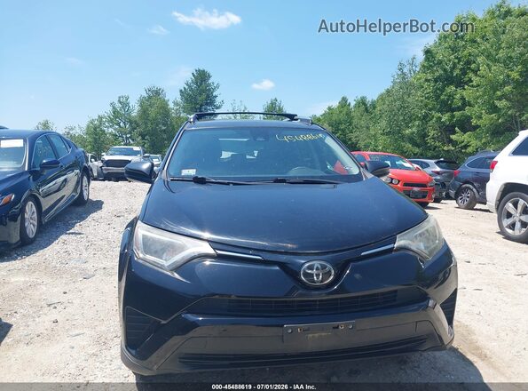 2T3BFREV1HW637812 2017 TOYOTA RAV4 Black ხელსაწყოთა პანელის ხედი