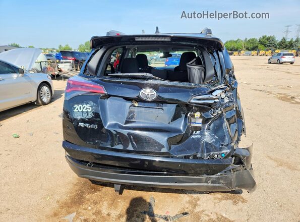2T3BFREV1JW840110 2018 TOYOTA RAV4 Black Вид ззаду