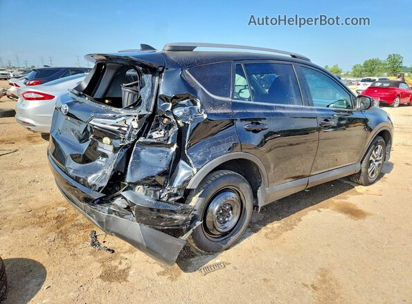 2T3BFREV1JW840110 2018 TOYOTA RAV4 Black Задня права чверть