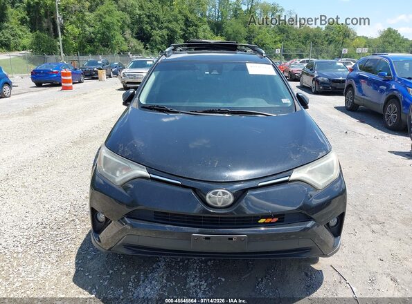 2T3BFREV2HW560609 2017 TOYOTA RAV4 Black Widok zestawu wskaźników
