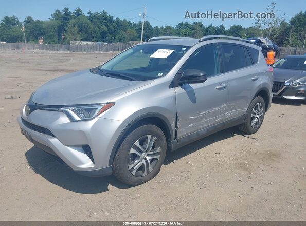 2T3BFREV2HW590581 2017 TOYOTA RAV4 Silver Առջևի ձախ երեք քառորդ տեսարան