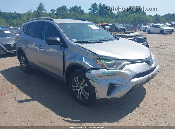 2T3BFREV2HW590581 2017 TOYOTA RAV4 Silver Դիմացի տեսք