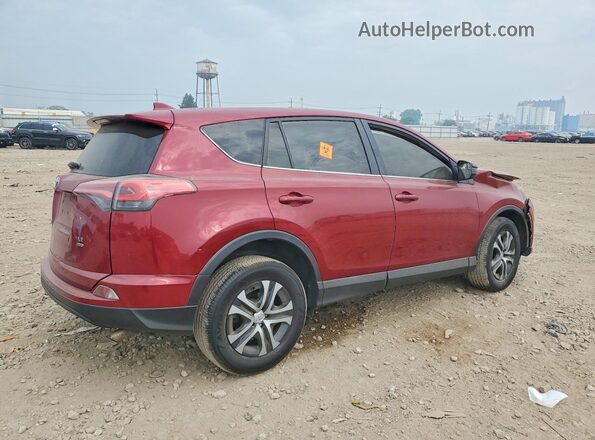 2T3BFREV2JW719523 2018 TOYOTA RAV4 Red Rear right