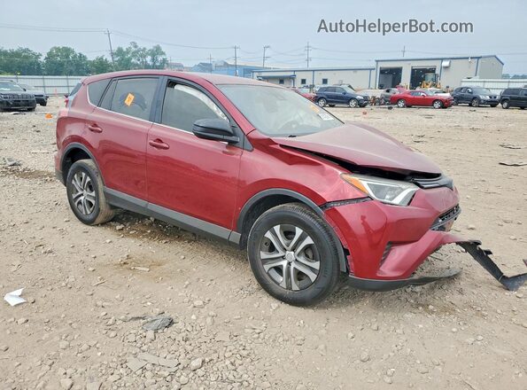 2T3BFREV2JW719523 2018 TOYOTA RAV4 Red Front right