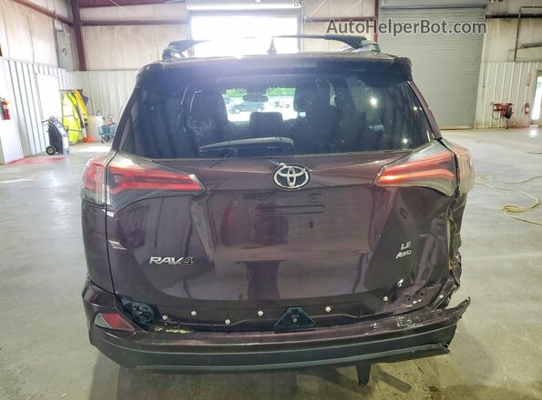 2T3BFREV2JW781892 2018 TOYOTA RAV4 Burgundy Հետևի տեսք