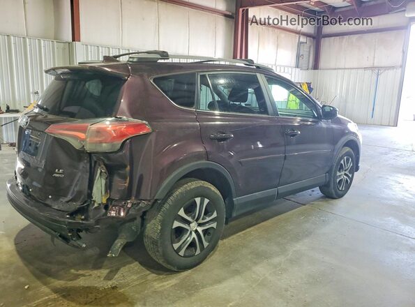2T3BFREV2JW781892 2018 TOYOTA RAV4 Burgundy Հետևի աջ