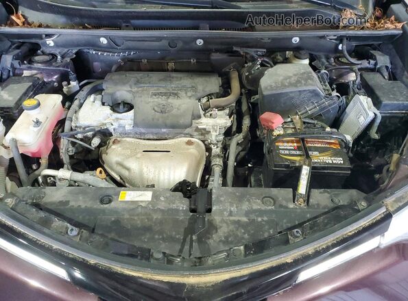 2T3BFREV2JW781892 2018 TOYOTA RAV4 Burgundy Շարժիչի բաժամունքի տեսք