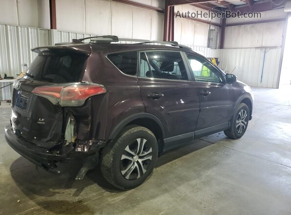 2T3BFREV2JW781892 2018 TOYOTA RAV4 Burgundy 
