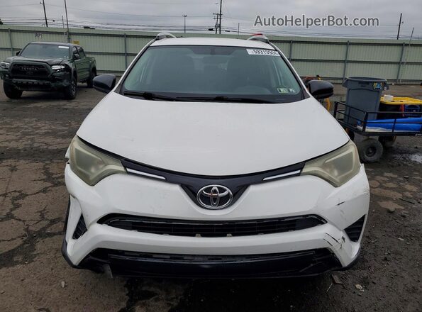2T3BFREV3GW485689 2016 TOYOTA RAV4 Белый Вид спереди