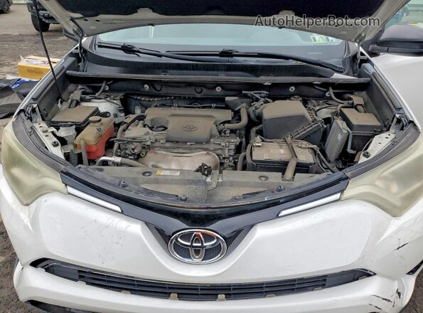 2T3BFREV3GW485689 2016 TOYOTA RAV4 Белый Вид подкапотного пространства