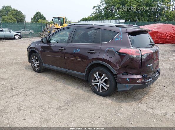 2T3BFREV3HW672495 2017 TOYOTA RAV4 Burgundy Հետևի ձախ