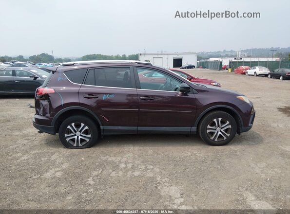 2T3BFREV3HW672495 2017 TOYOTA RAV4 Burgundy Սալոնի հետևի տեսք