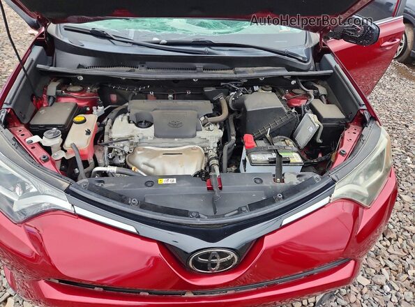 2T3BFREV3JW743717 2018 TOYOTA RAV4 Красный Вид подкапотного пространства