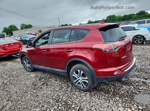2T3BFREV3JW743717 2018 TOYOTA RAV4 Красный Задняя левая четверть