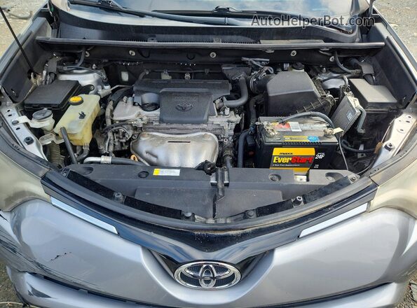 2T3BFREV4GW538061 2016 TOYOTA RAV4 Silver Widok komory silnika