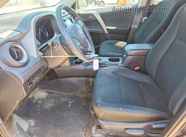 2T3BFREV4HW595992 2017 TOYOTA RAV4 Черный Вид салона спереди
